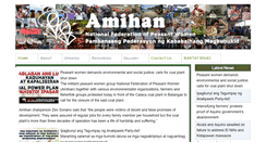 Desktop Screenshot of amihanwomen.org